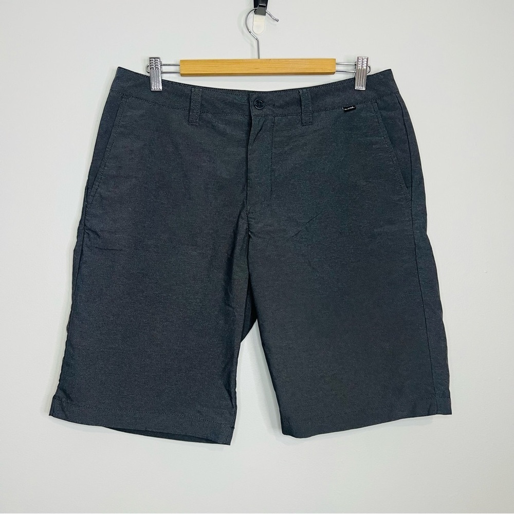 Travis Matthew Striped Charcoal Performance Golf Shorts 33W